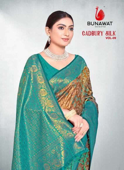 bunawat cadbury silk vol 9 series 1001-1006 silk saree