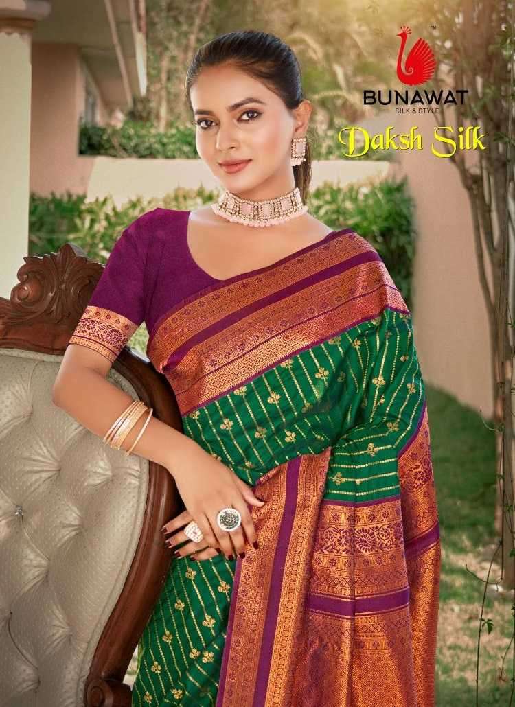 bunawat daksh silk series 1001-1006 silk saree