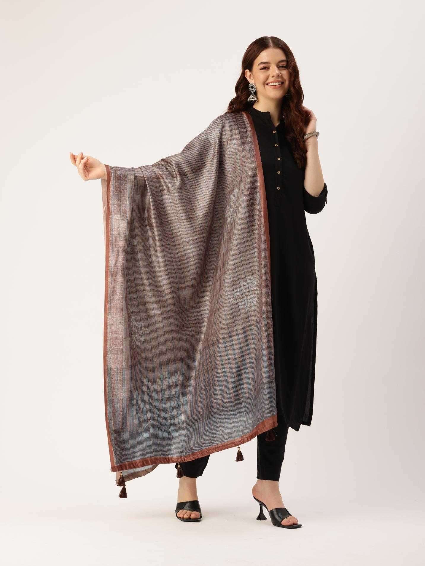 bunawat sangam dupatta vol 01 Cotton with tussle suit