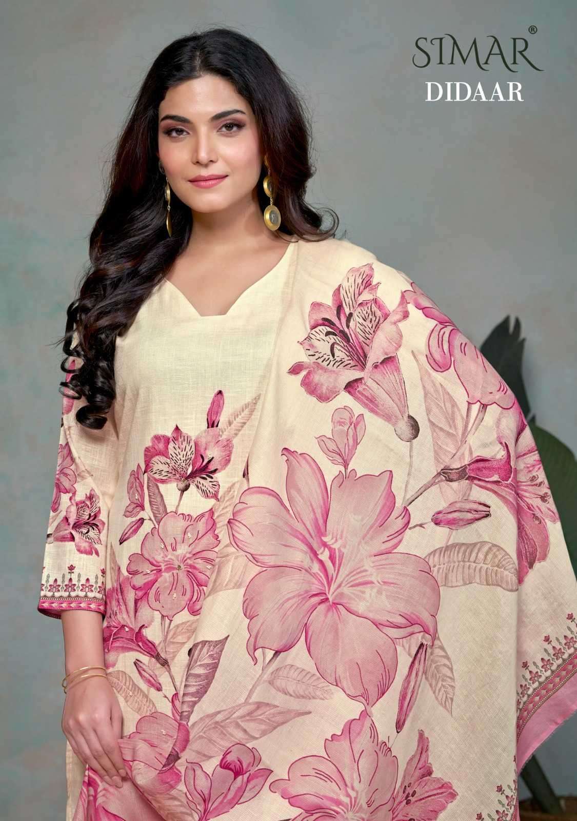 glossy didaar series 5000 linen cotton suit 