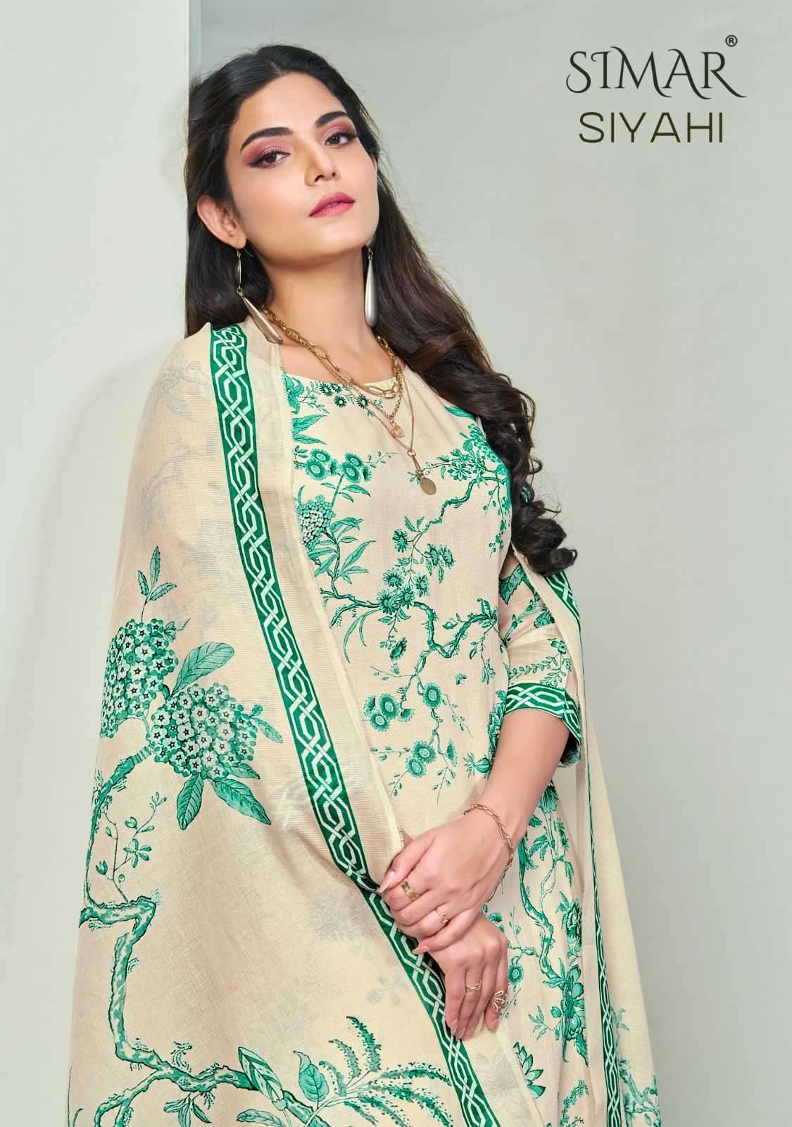 glossy siyahi series 4998 pure linen cotton suit 