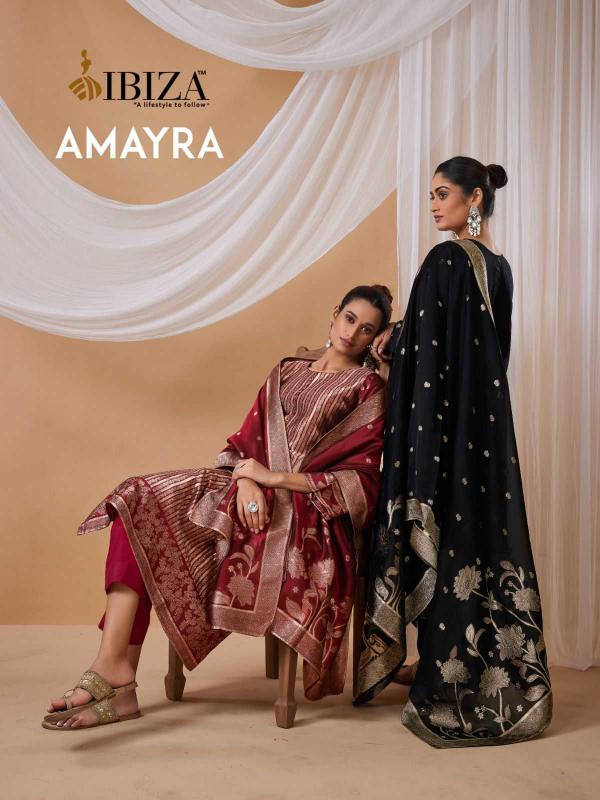 ibiza amayra series 15601-15604 pure banglori silk suit 