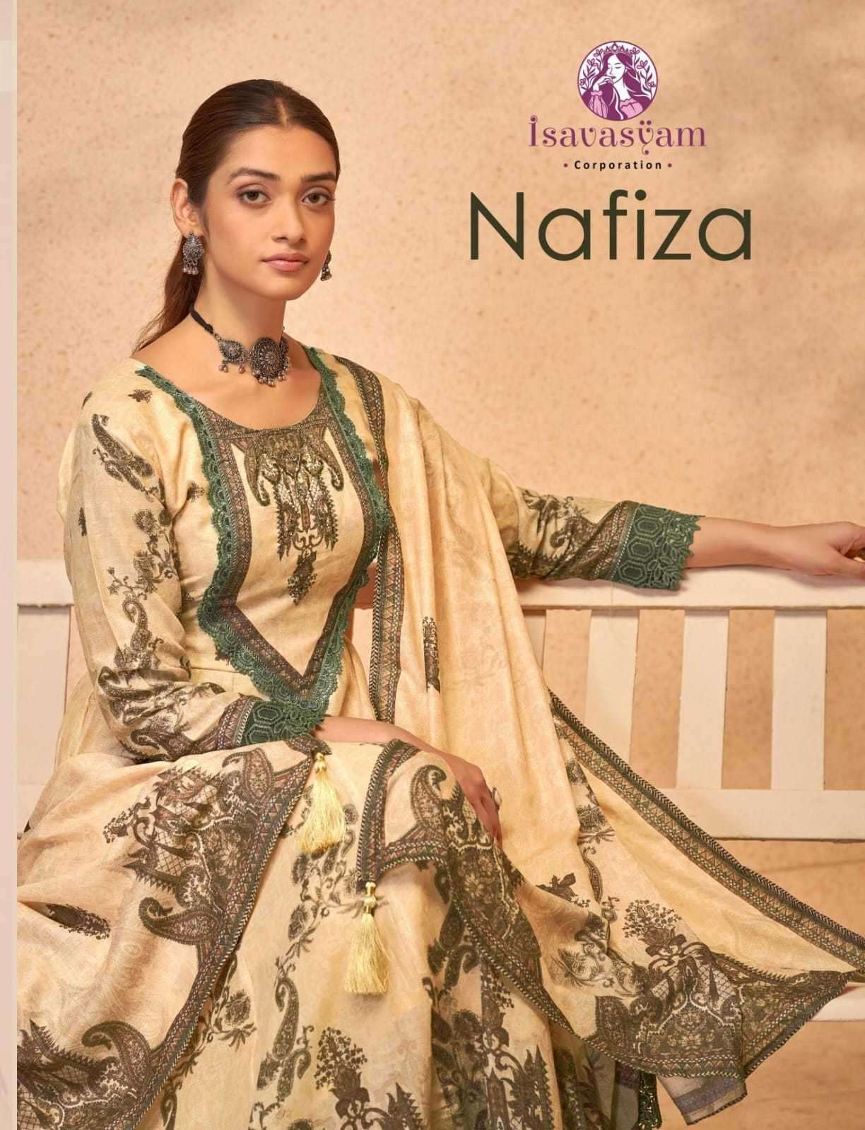 isavasyam nafiza series 1001-1006 mal-mal Cotton readymade suit 