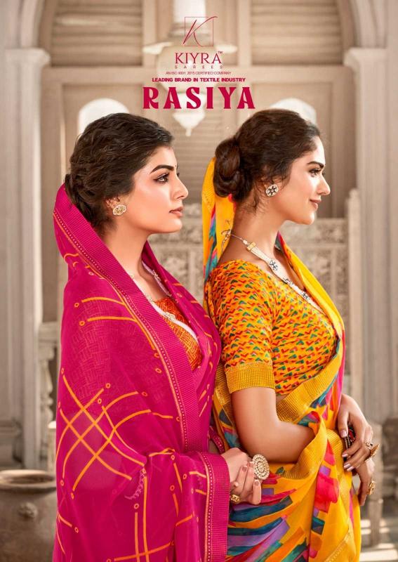 kiyra rasiya series 1001-1008 georgette saree