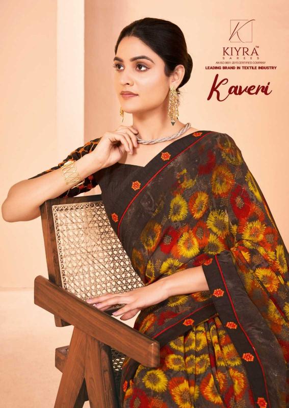 kiyra sarees kaveri series 1001-1008 major georgette saree