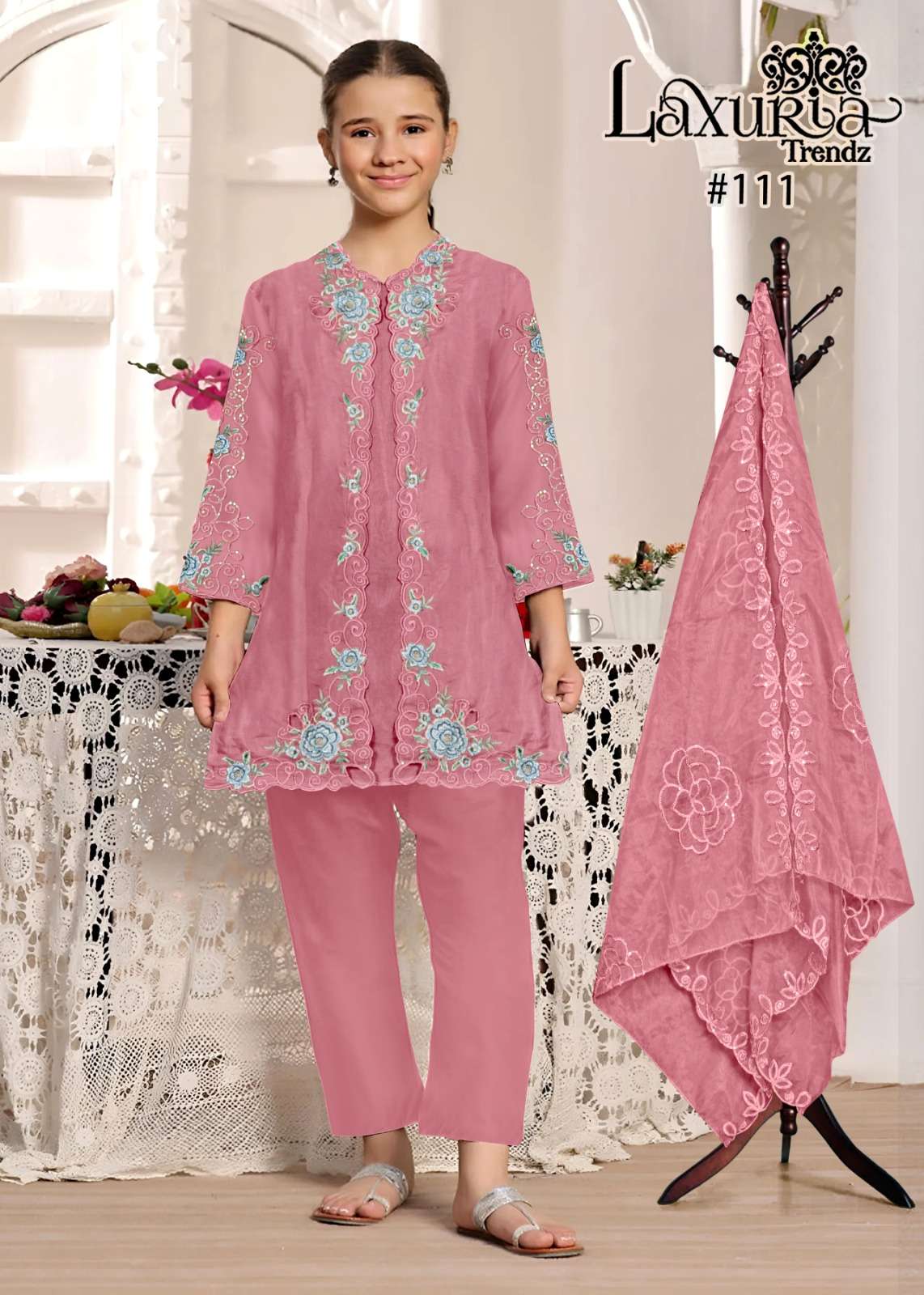 Laxuria Trendz LT-111 designer Fox Georgette suit