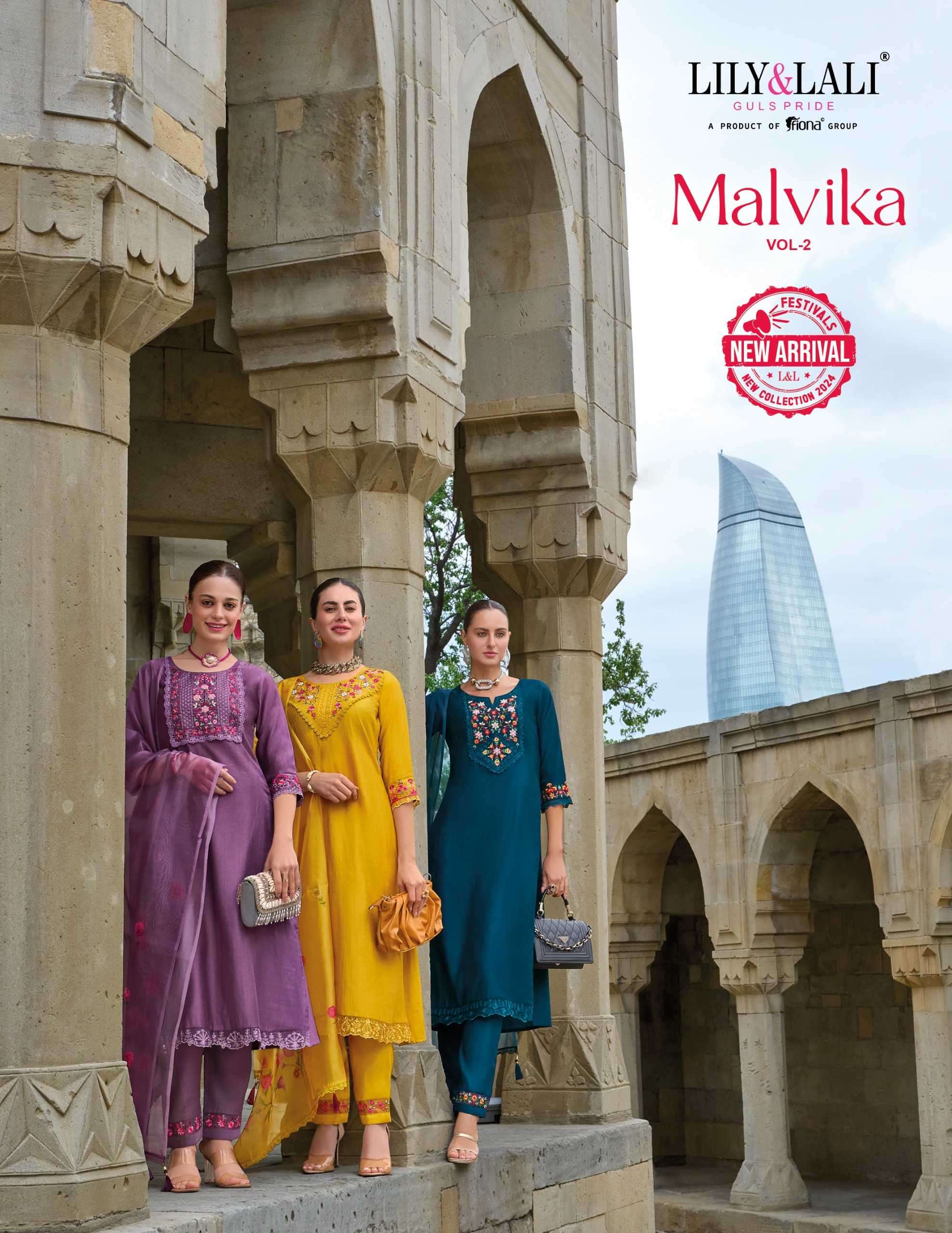 lily & lali malvika vol 2 series 20101-20106 pure viscose readymade suit 