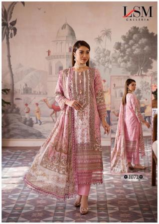 lsm Parian Dream Vol-8 series 1071-1076 Pure Heavy Lawn Cotton suit