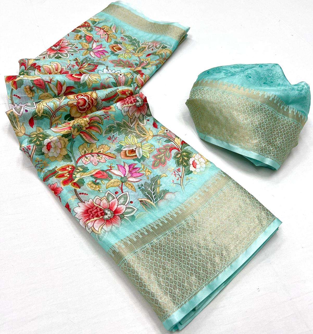 LT Fabrics Dolla Silk With Fancy Jacquard Border saree