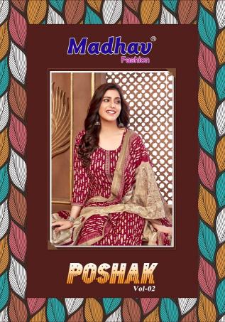 Madhav Poshak Vol-2 series 2001-2010 Pure Cotton suit