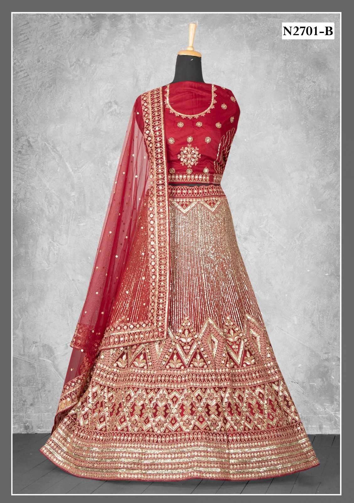 mahotsav nimaya shubharambh vol 2 net embroidered lehenga