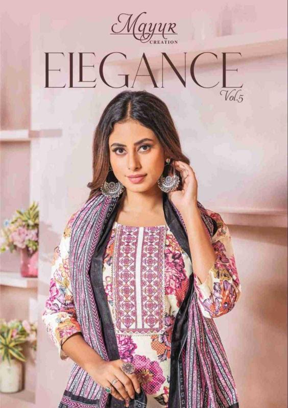 mayur elegance vol 5 series 5001-5010 Pure Cotton readymade suit 