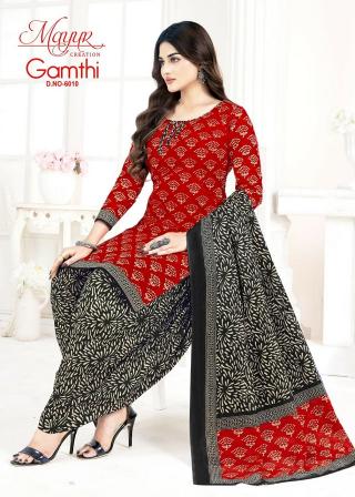 Mayur Gamthi vol-6 series 6001-6010 Pure Cotton suit