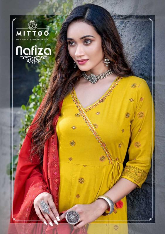 mittoo nafiza series 3001-3006 Rayon Slub readymade suit 