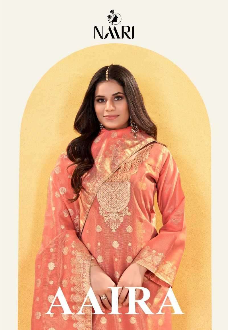 naari aaira series 81001-81004 Pure Simer jacard siroski work suit