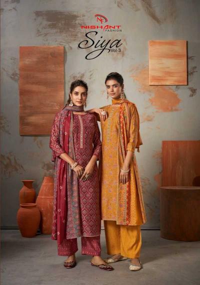 nishant fashion siya vol 3 series 76001-76008 Modal Silk suit