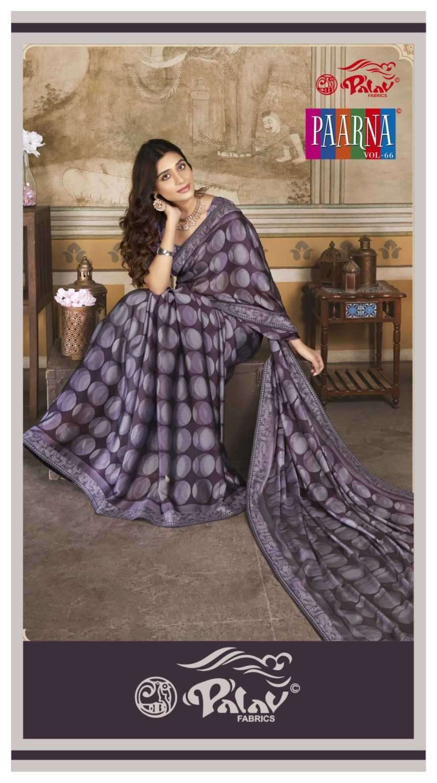 palav paarna vol 66 series 6601-6625 Kreeva Georgette saree