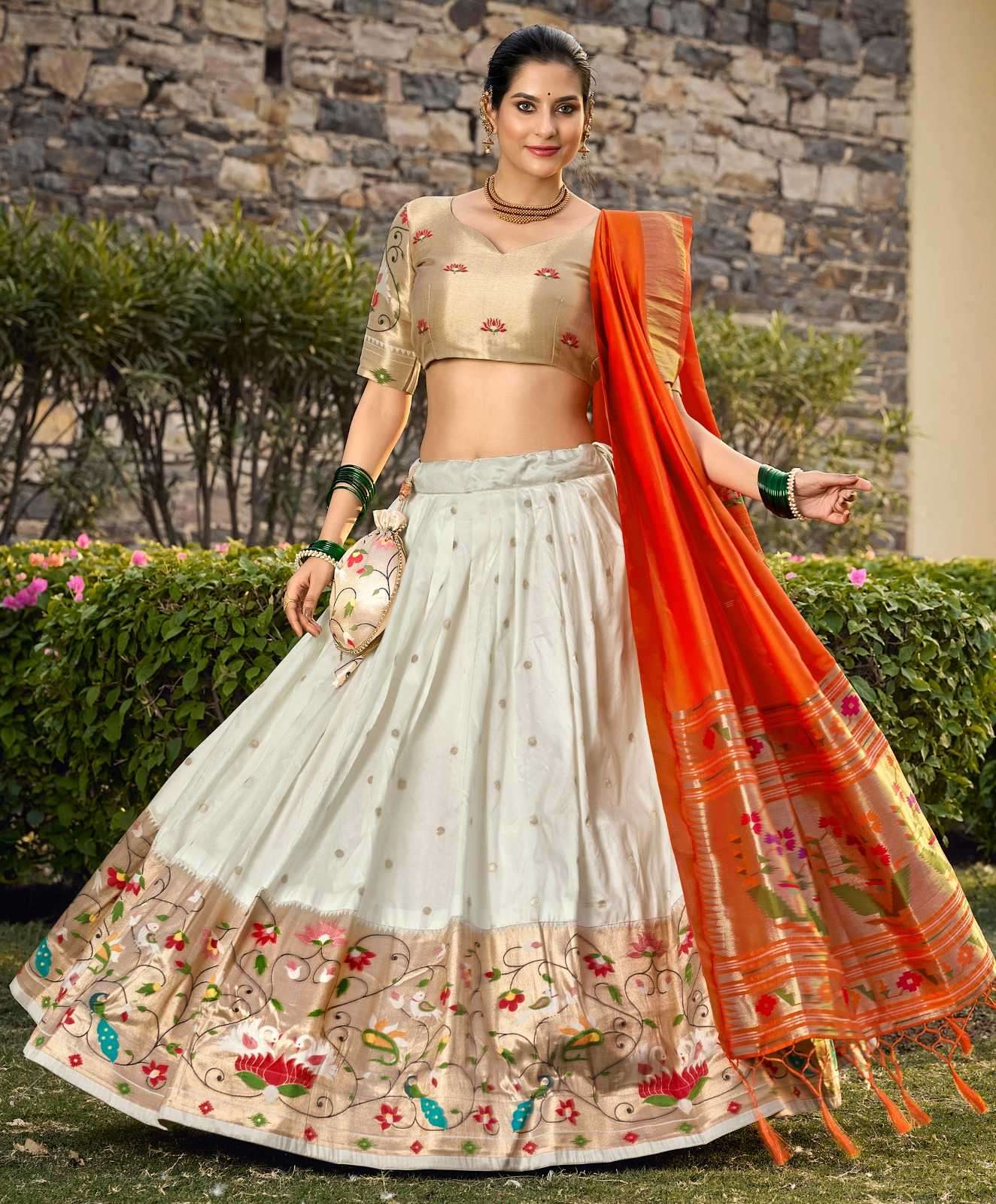 pr aakanksha series 2021 jacquard silk weaving zari work party wear stitch lehenga 