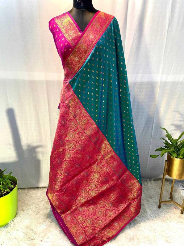 pr kc 3006 Pure soft paithani silk saree