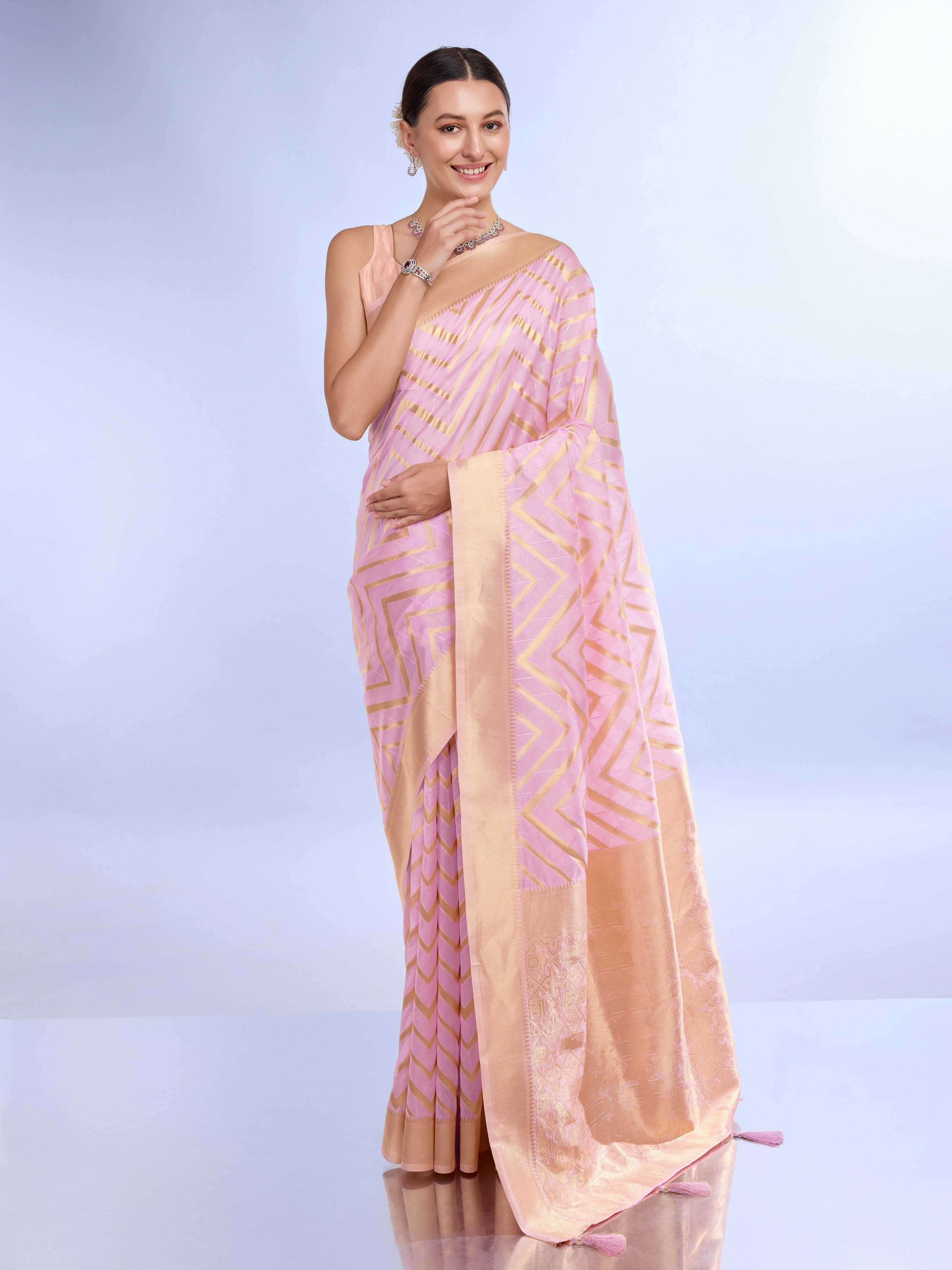 pr konika vol 320 organza jacquard work party wear saree supplier