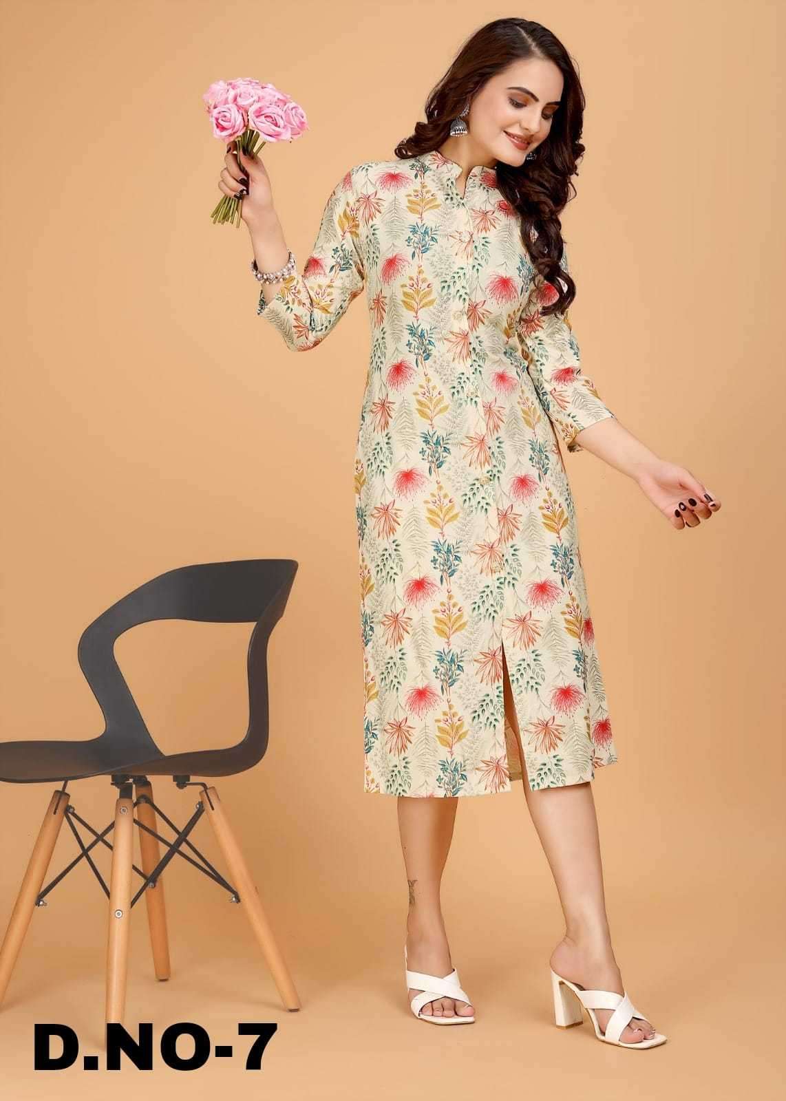 pr queen vol 1 series 6-7 viscose rayon kurti