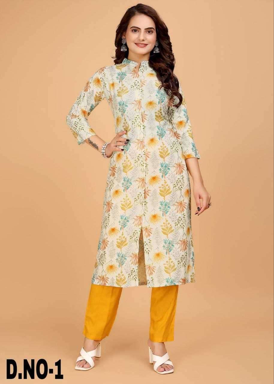 pr queen vol 2 designer viscose rayon kurti 