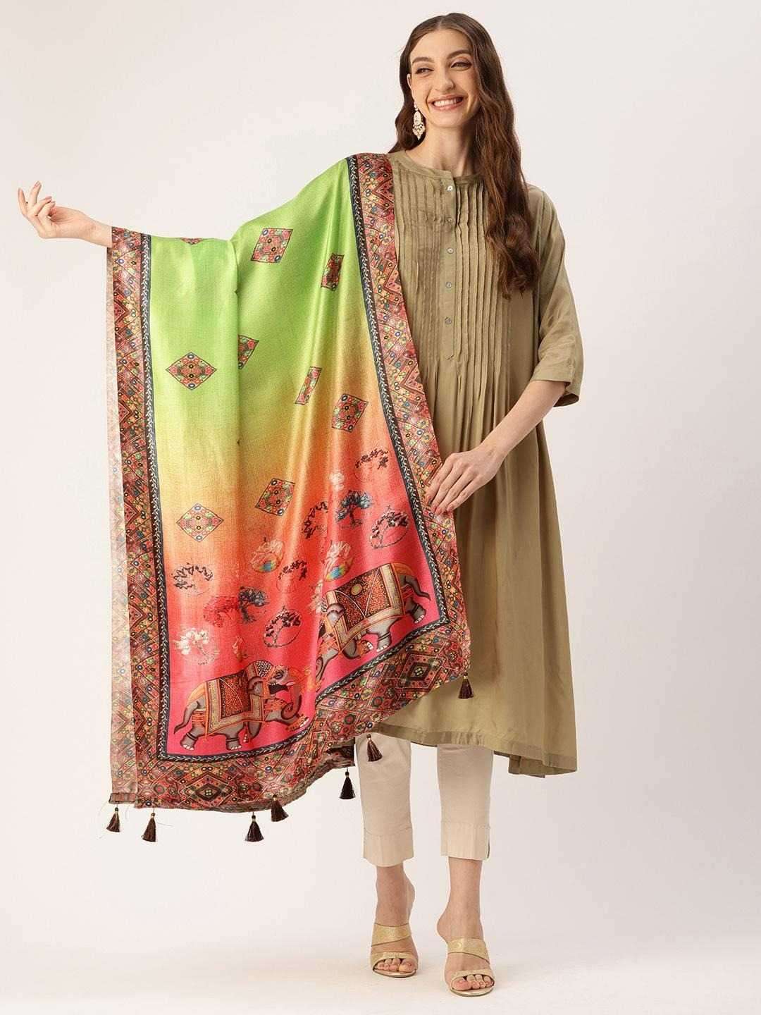 pr sangam dupatta vol 1 Cotton with tussle suit