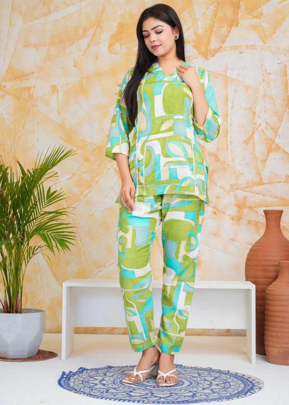 pr slub cotton readymade combo set new trendy co-ord set exports