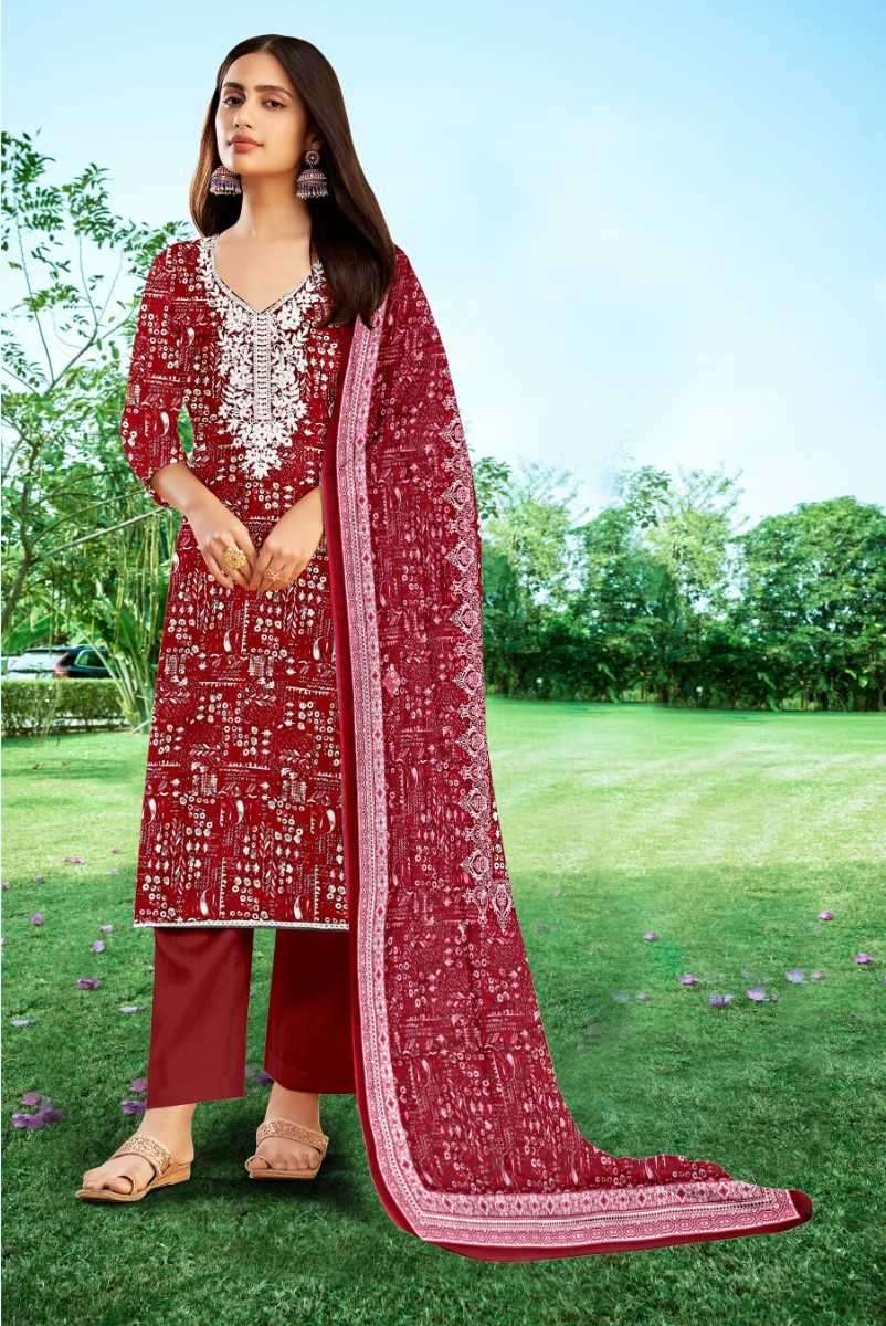 radhika fashion jasmine series 1025 pure jaam cotton suit