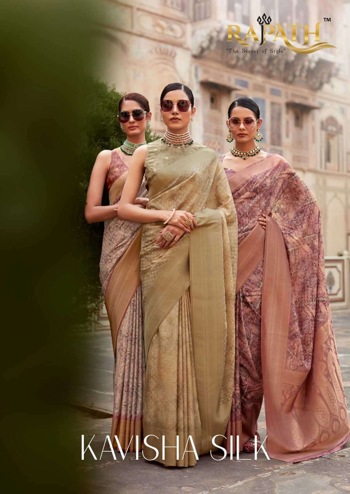 rajpath kavisha silk series 300001-300008  Soft Tissue saree