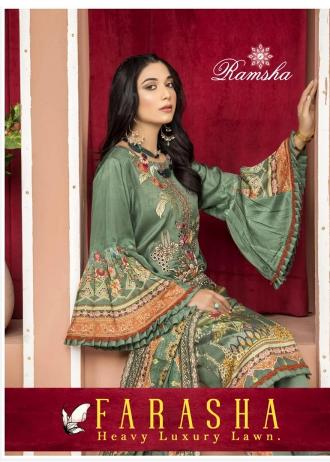 Ramsha Farsha Vol-1 series 101-106 Heavy Lawn Cotton suit