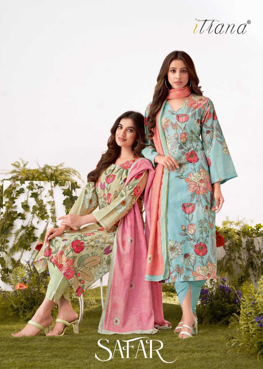 sahiba safar vol 1 pure cotton lawn digital print handwork suit 