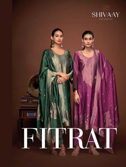 shivaay fitrat series 13001-13004 pure banglori silk suit 