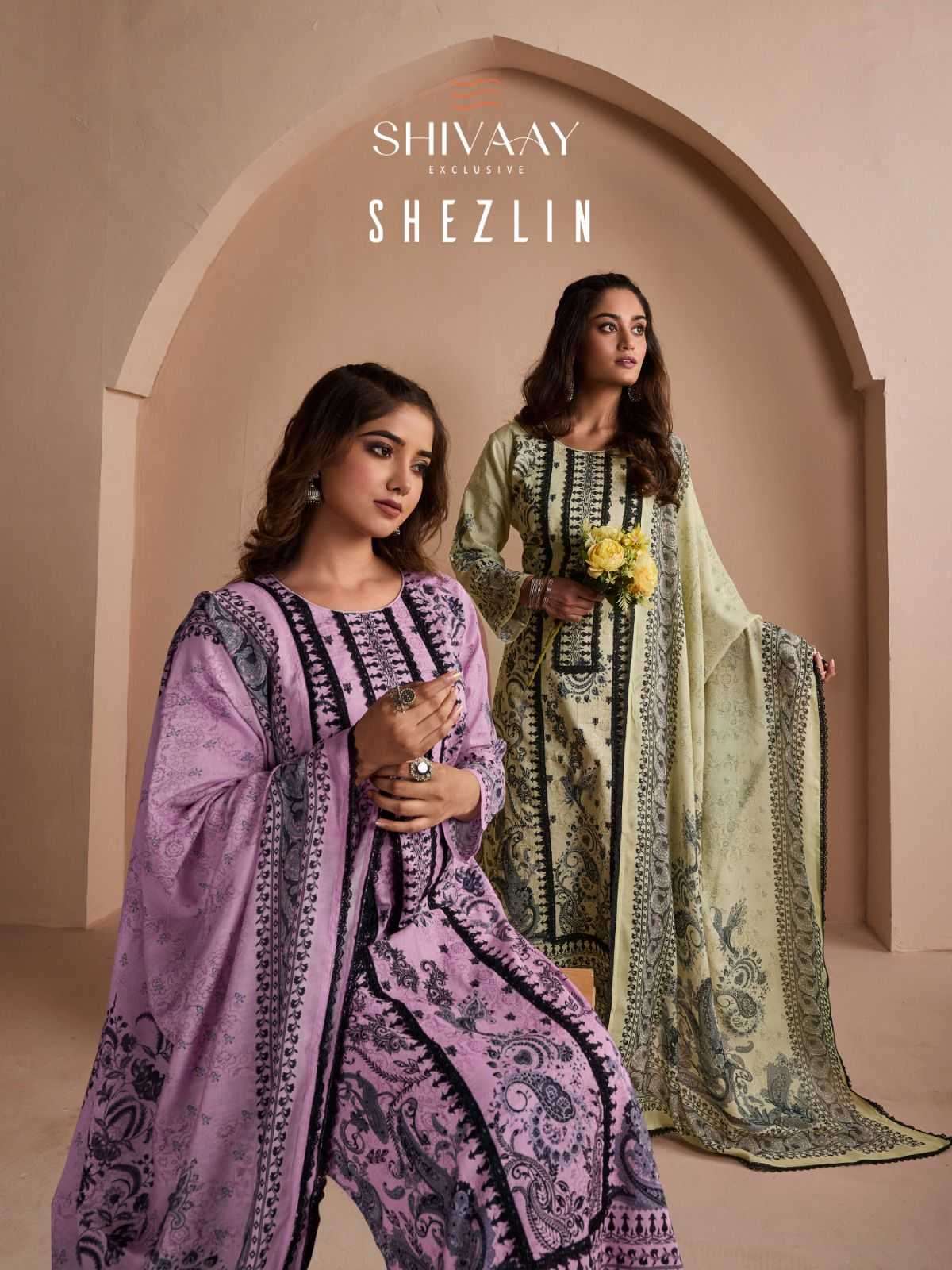 shivaay shejlin series 15617-15620 pure lawn cotton suit 