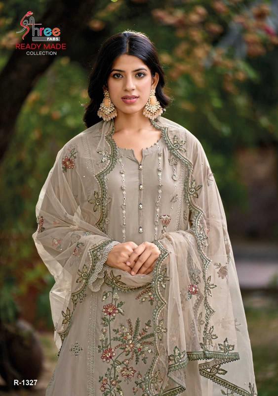 shree fabs 1327 cambric cottan lawn readymade suit 