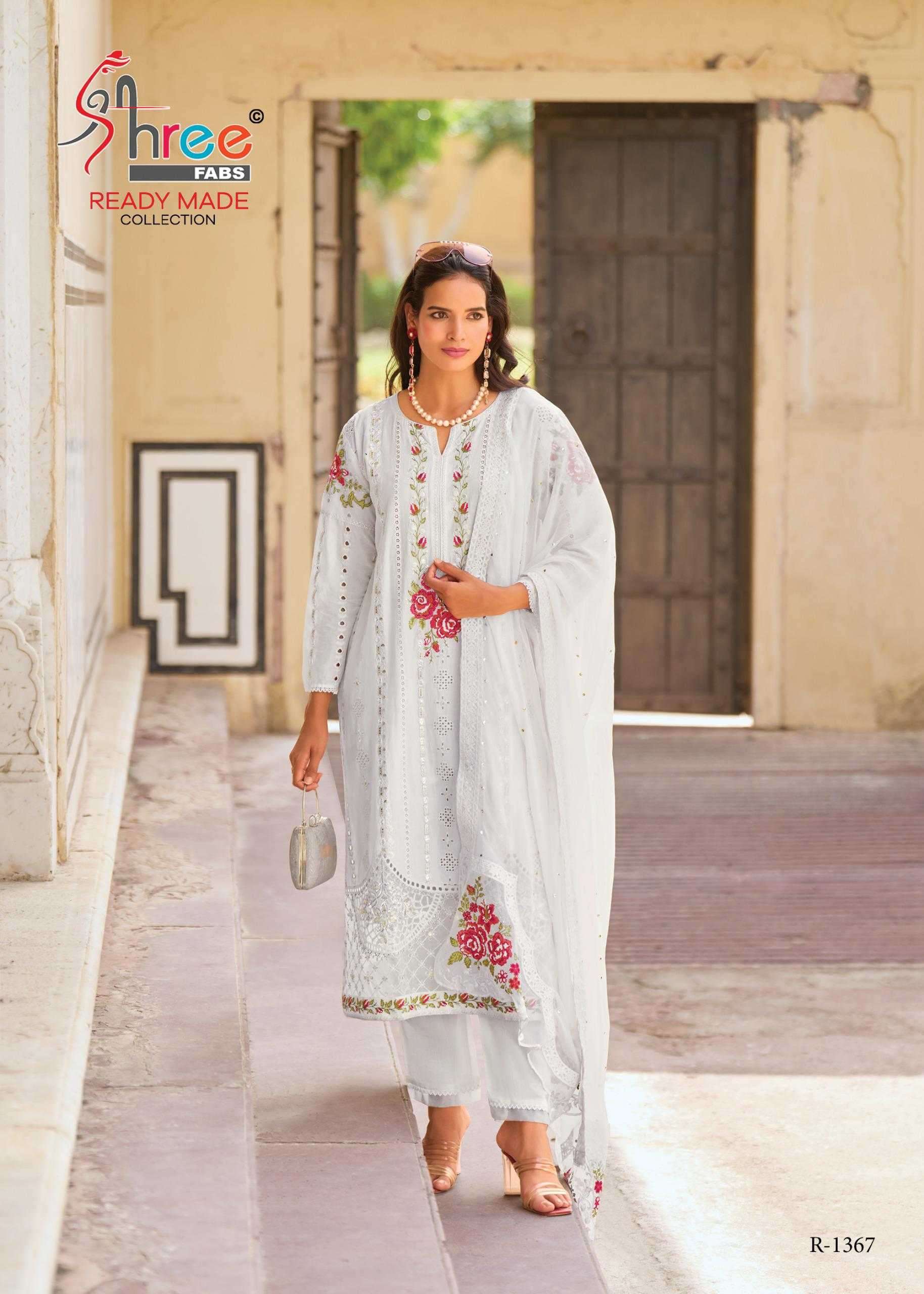 shree fabs 1367 cambric cottan readymade suit 