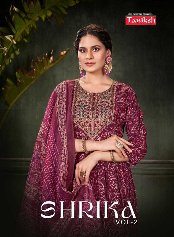 taniksh shrika vol 2 series 2001-2008 muslin readymade suit 