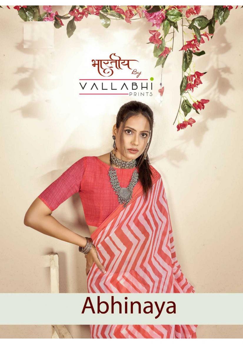 vallabhi prints abinaya series 28921-28926 georgette saree