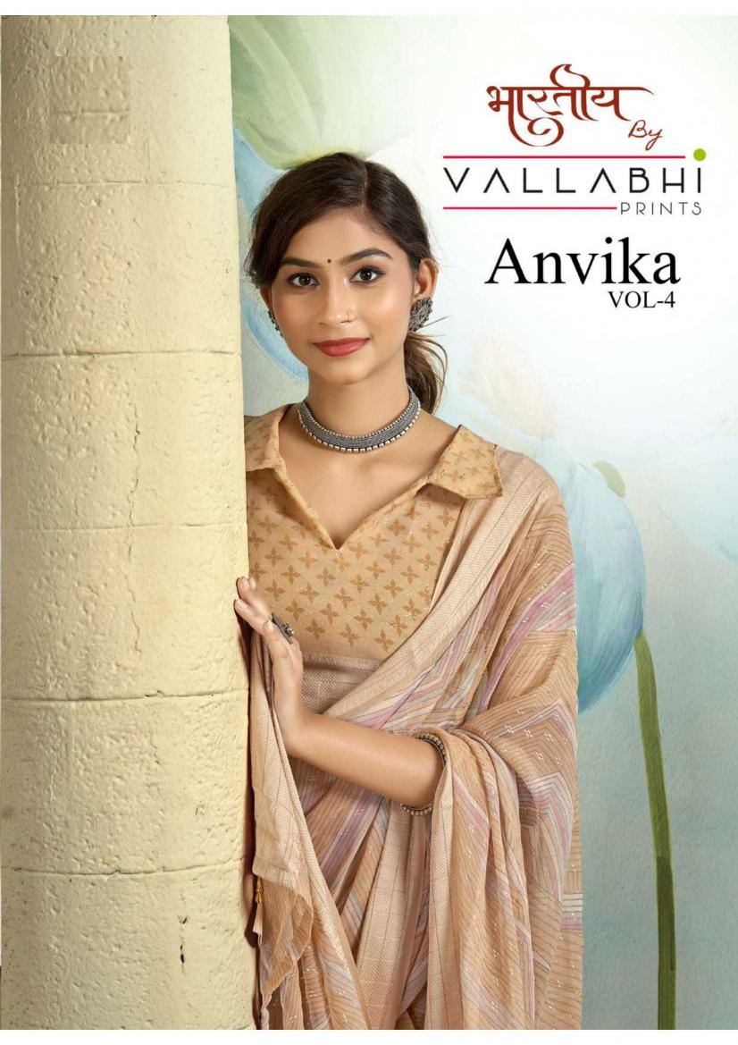 vallabhi prints anvika vol 4 series 27741-27746 Georgette saree 