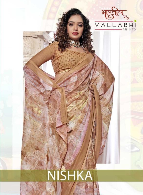 vallabhi prints nishka series 28301-28306 georgette saree