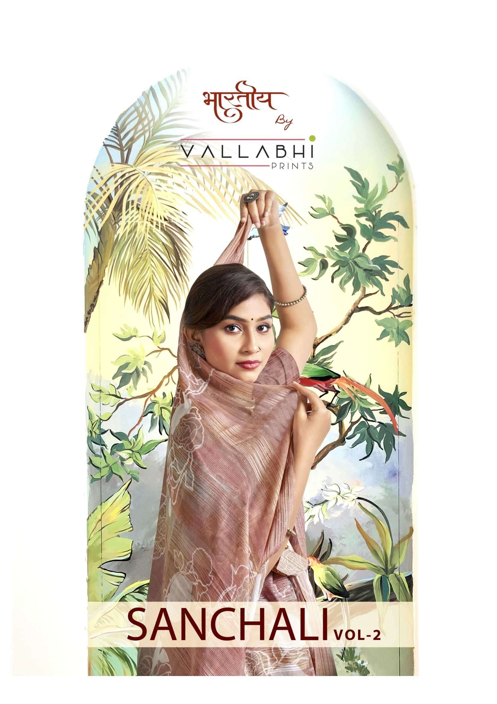 vallabhi prints sanchali vol 2 series 27611-27616 georgette saree