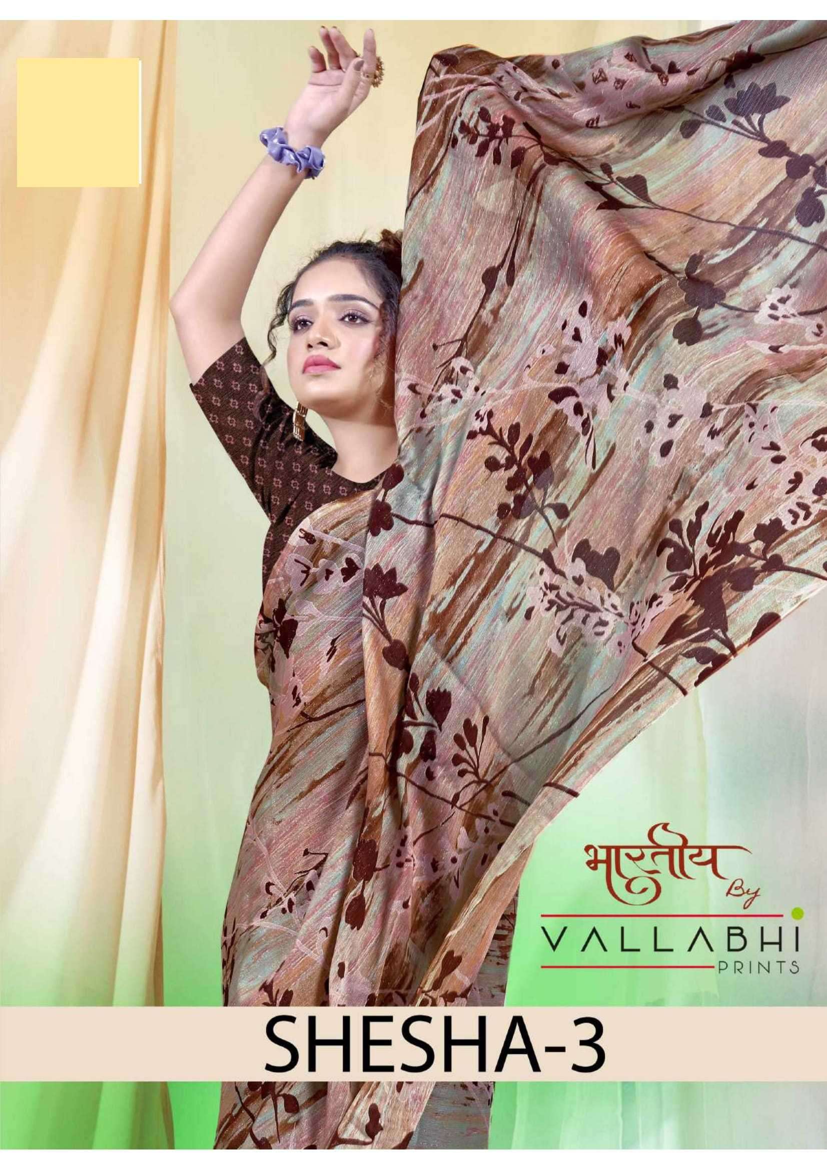 vallabhi prints shesha vol 3 series 28211-28216 georgette saree