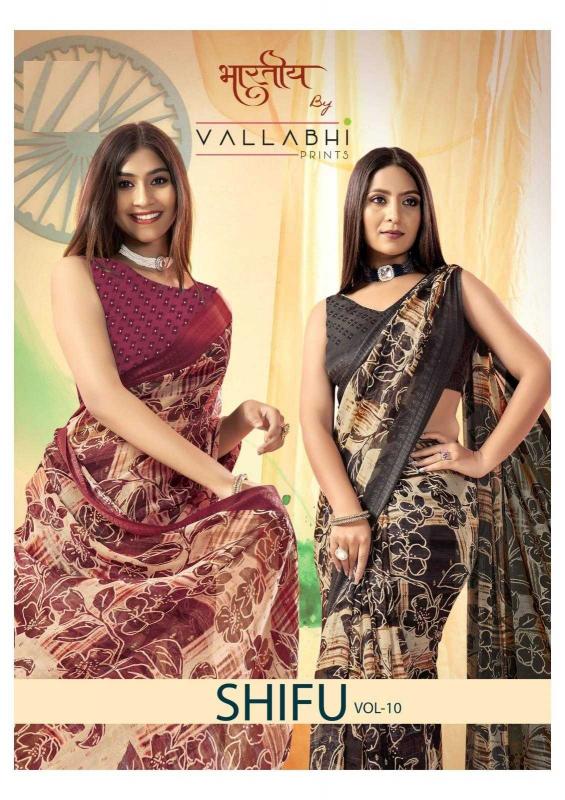 vallabhi prints shifu vol 10 series 27791-27796 georgette saree