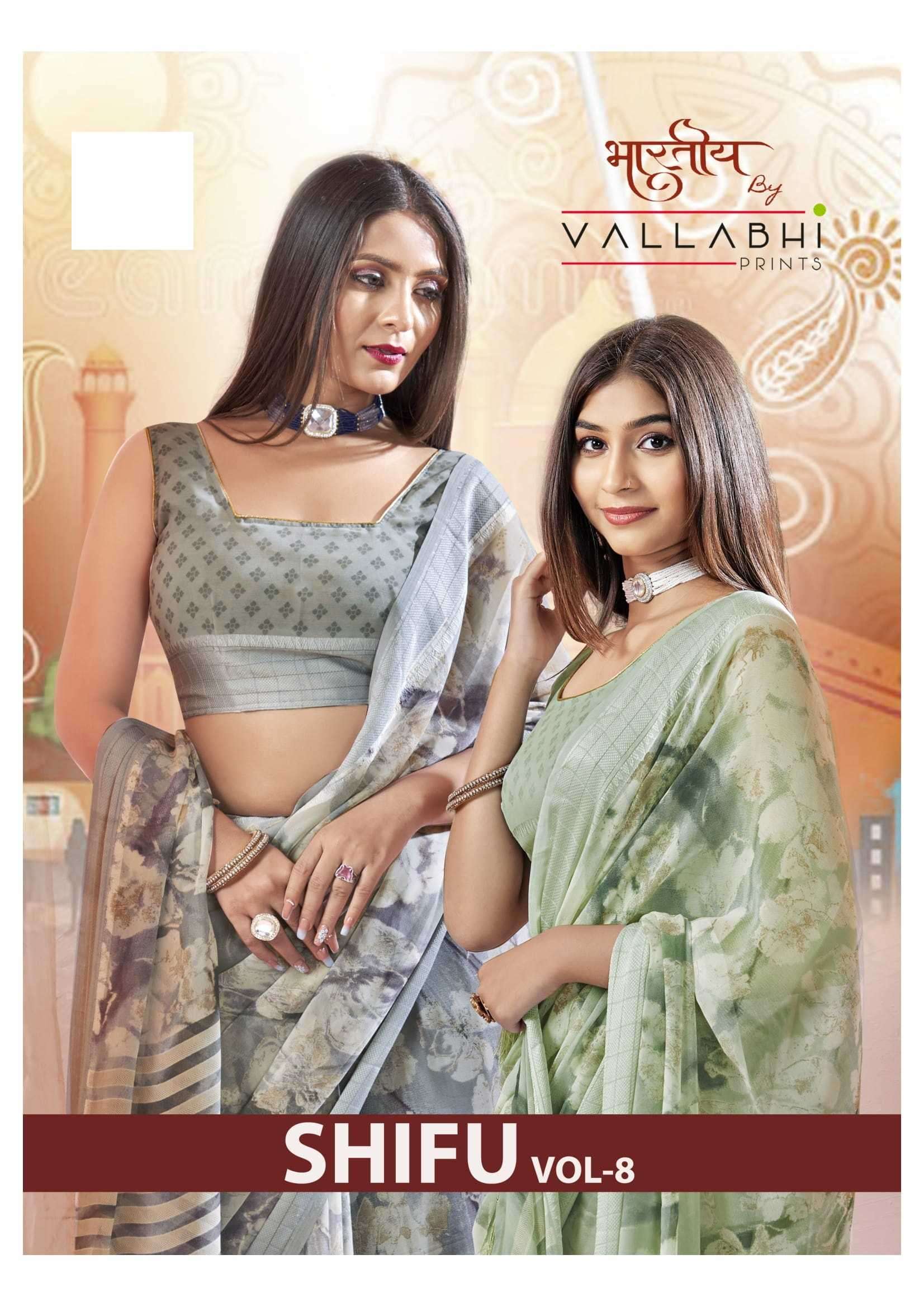 vallabhi prints shifu vol 8 series 27541-27546 georgette saree