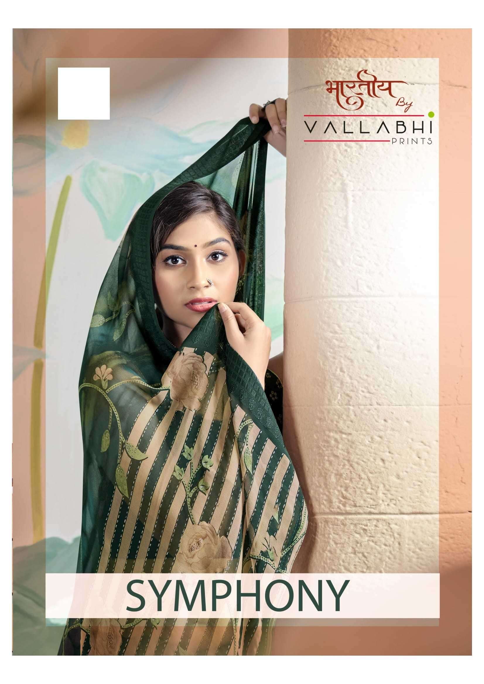 vallabhi prints symphony series 27841-27846 georgette saree