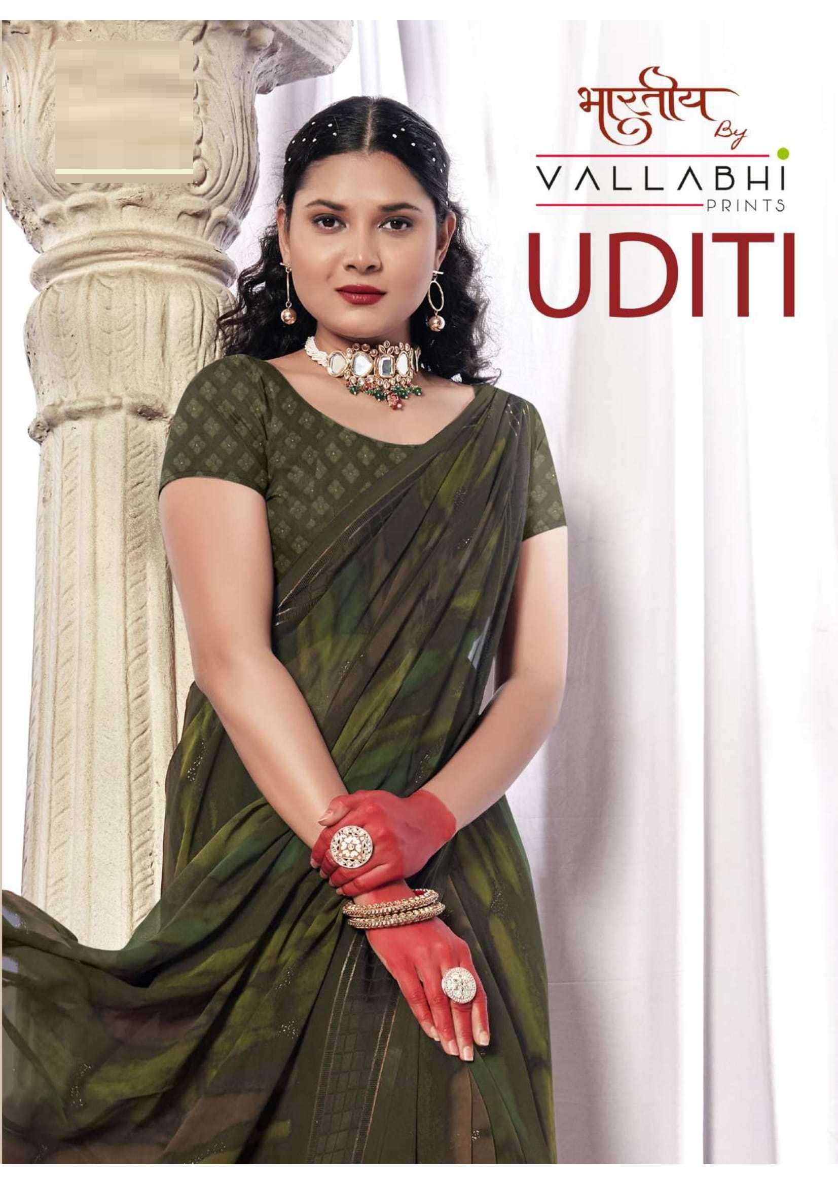 vallabhi prints uditi series 28391-28396 georgette saree