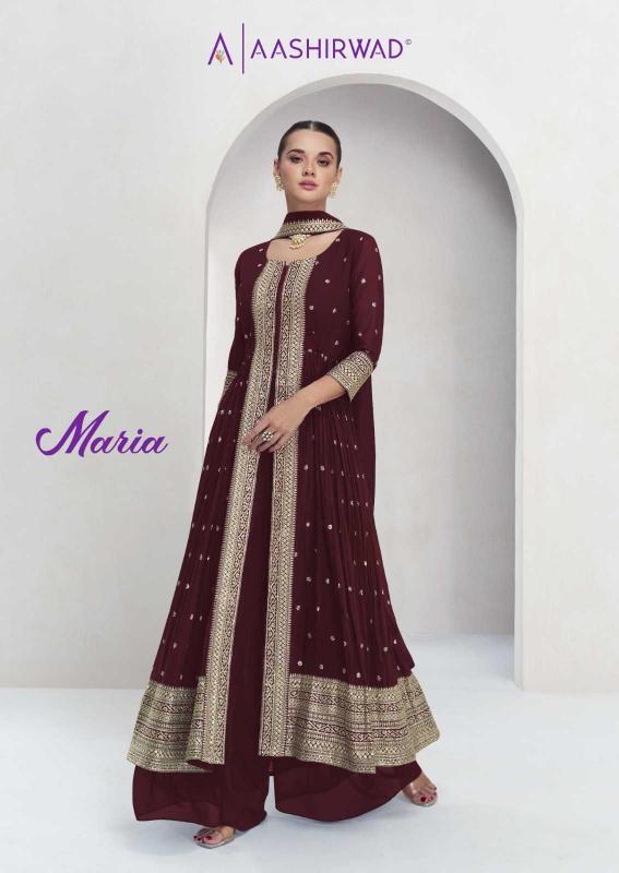 aashirwad maria series 10023-10026 real georgette suit 