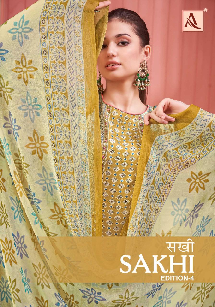 alok sakhi vol 4 series 131001-131004 Pure Zam wholesale salwar kameez in surat