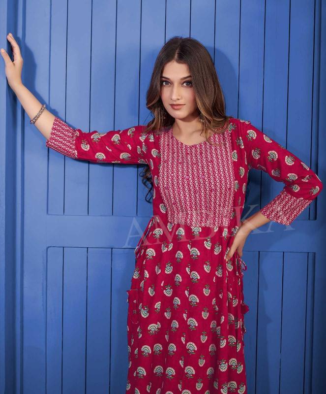 ambika kavalaa vol 10 Rayon 14 kg kurti