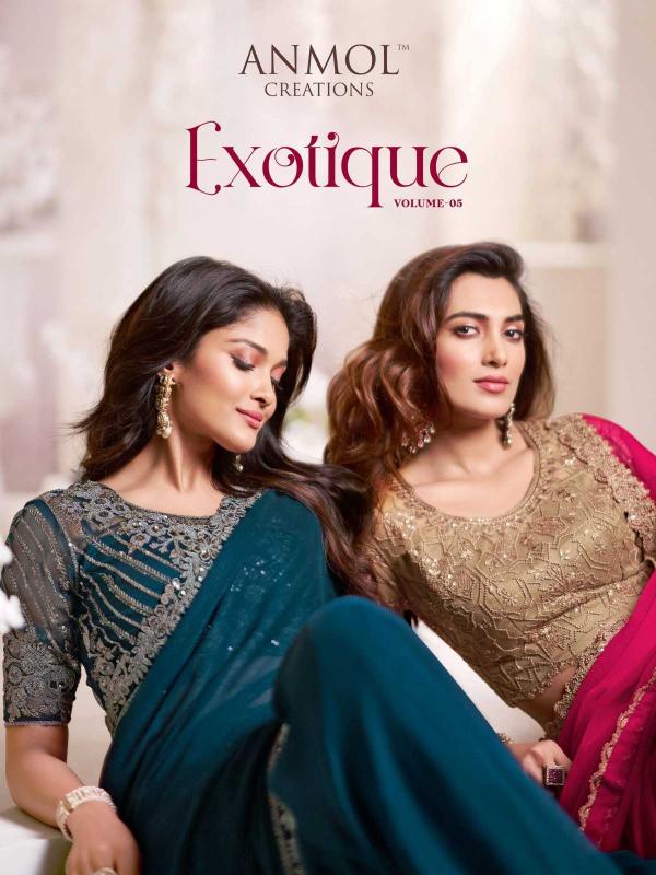 anmol creation exotique vol 5 series 9201-9216 fancy saree